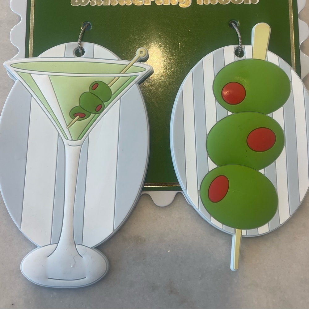 MARTINI TIME SET OF TWI LUGGAGE TAGS!
